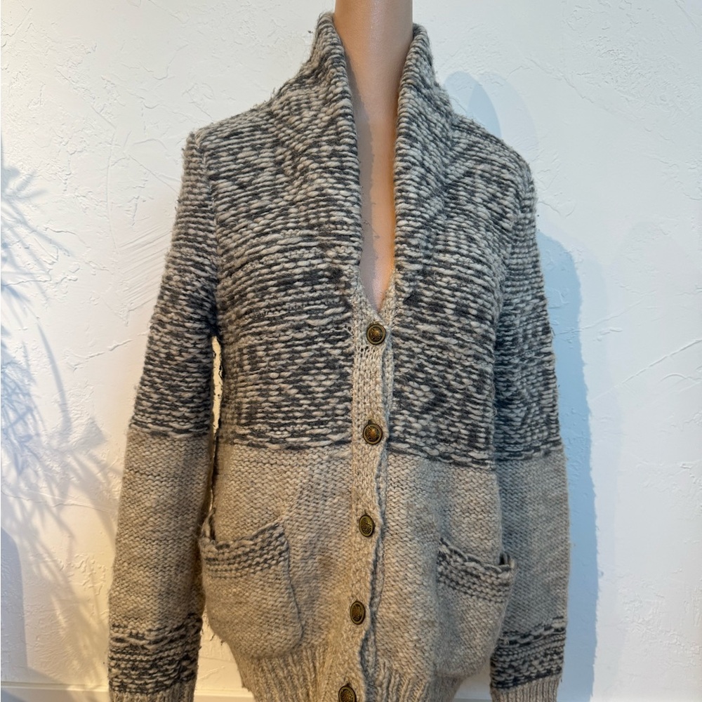 Wilfred Gray and Cream Women's Cardigan
